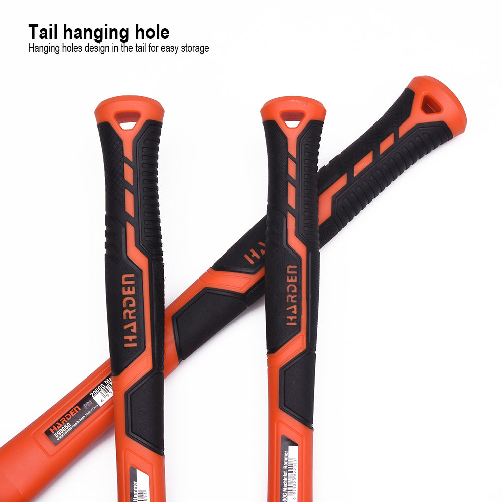 Harden Machinist hammer with Fiberglass Handle