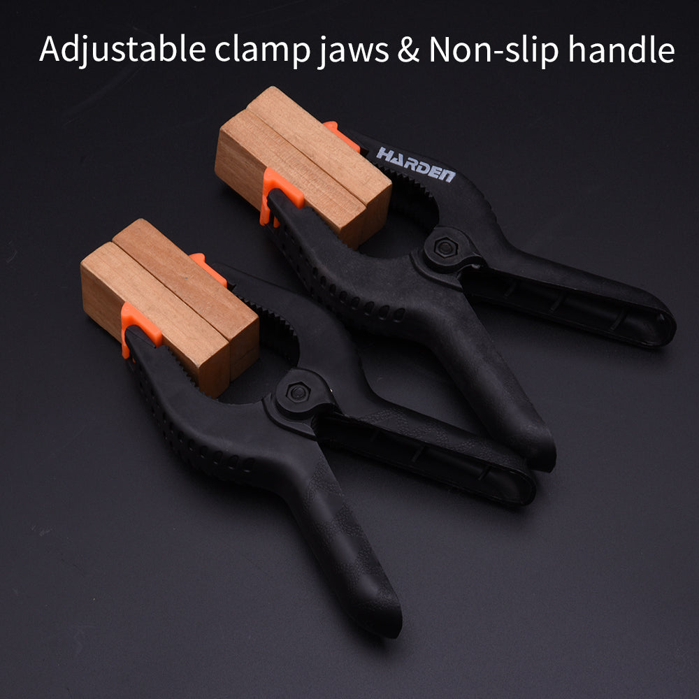 Harden 6Pc x 4" Spring Clamp Set
