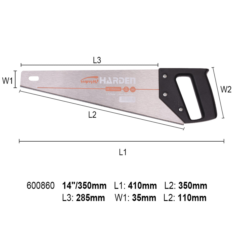 Harden Plastic Water Pipe Saw 350MM