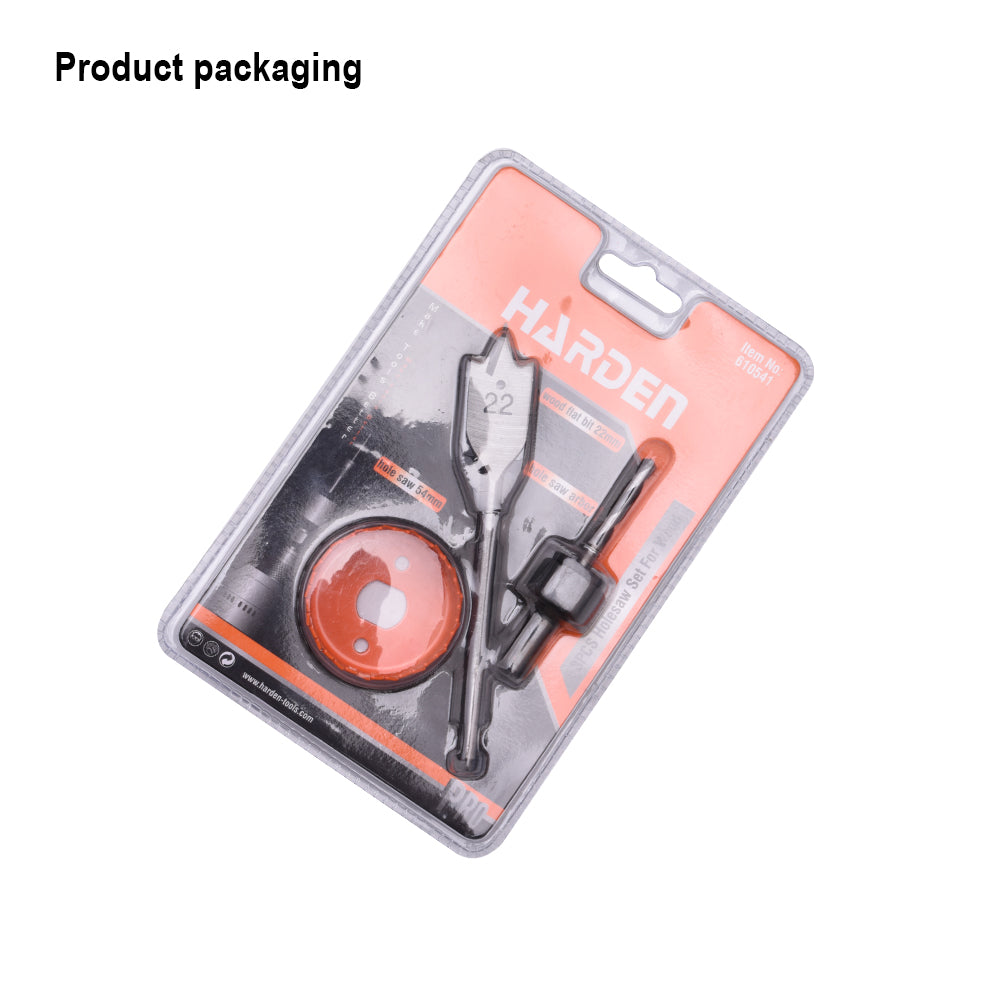 Harden 3pcs Holesaw Set For wood