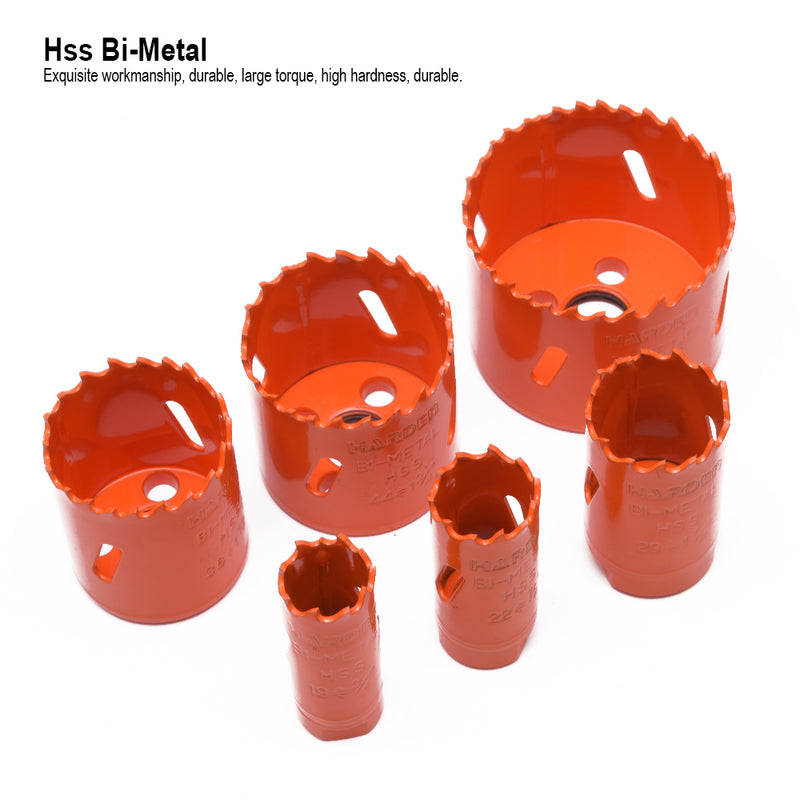 Harden 10Pcs HSS Bi-Metal Hole Saw Set 610596