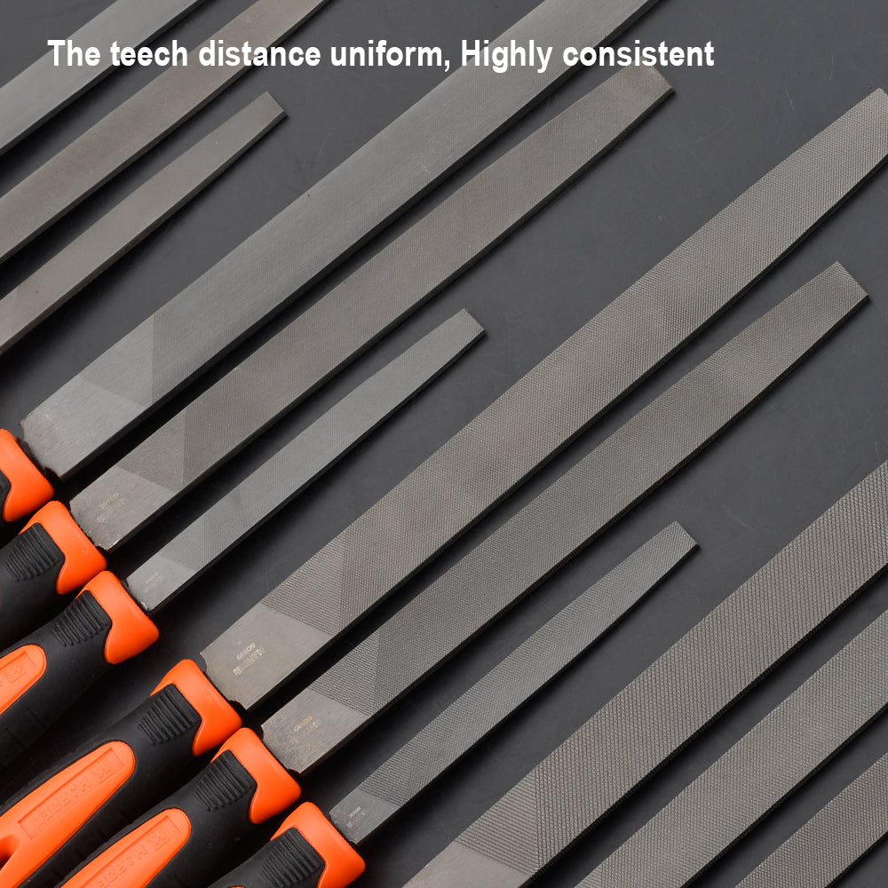 Harden Flat smooth file with soft handleSize10"