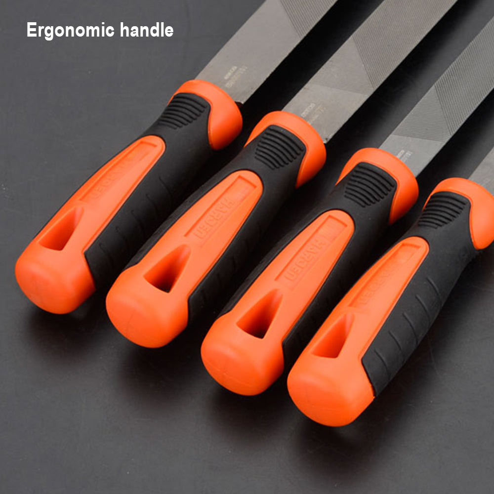 Harden Flat smooth file with soft handleSize10"