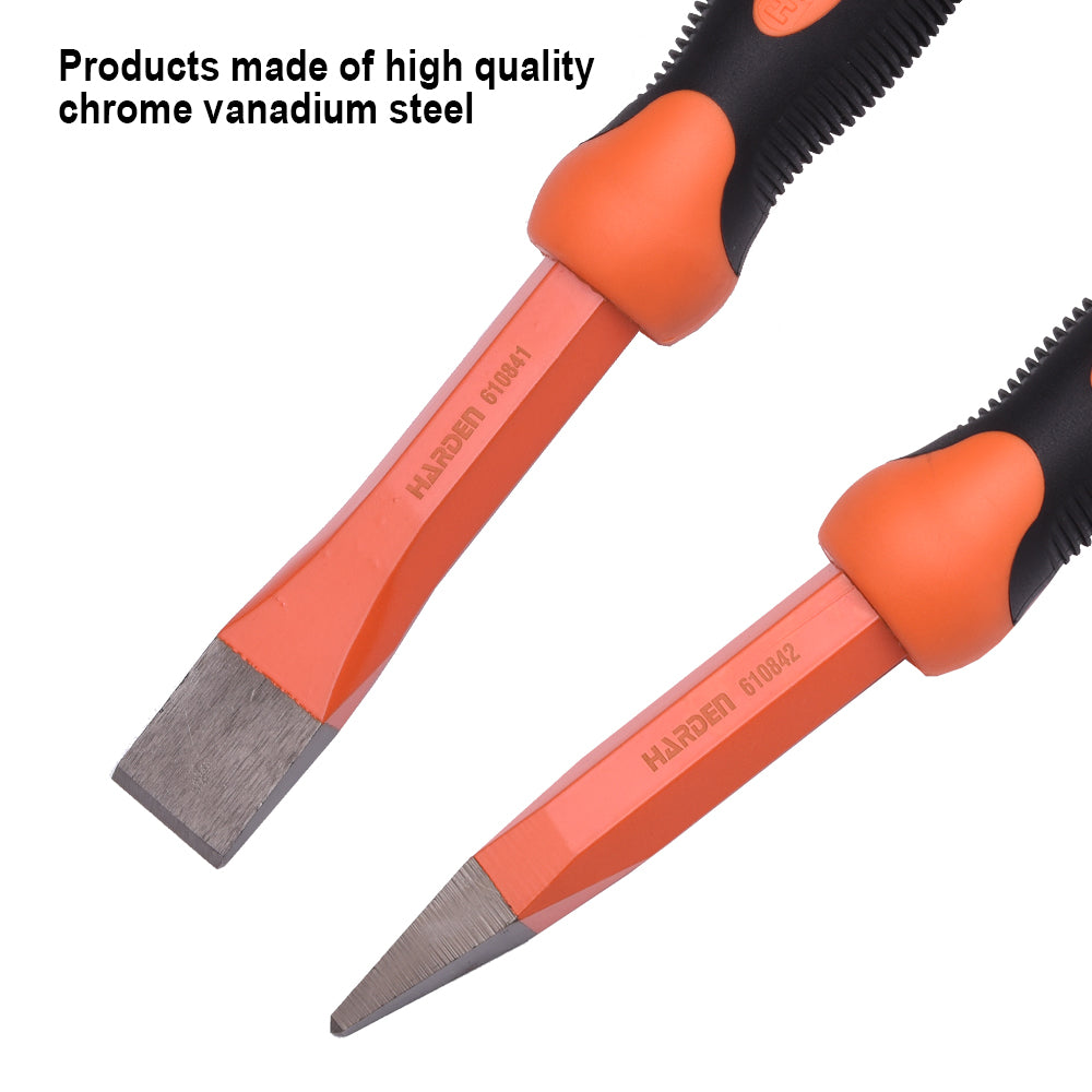 Harden Point Chisel TPR Handle 19x250mm