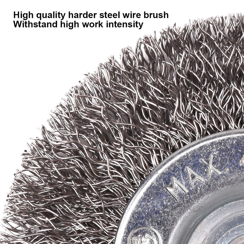 Harden Circular Grinding Wire Brush With Shank 75mm