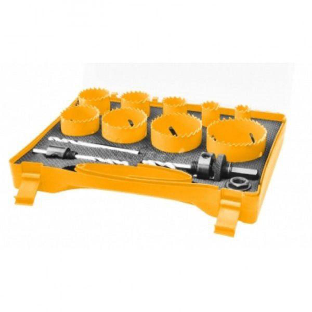 Ingco 13pcs Bi-metal hole saw kit  AKH0131