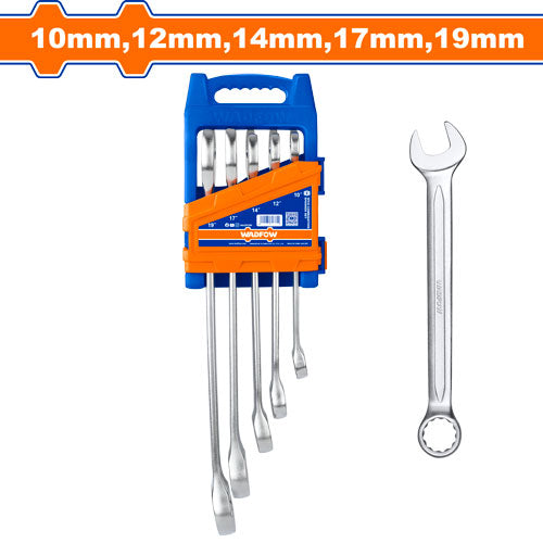 Wadfow 5Pcs combination spanner set WSP1215