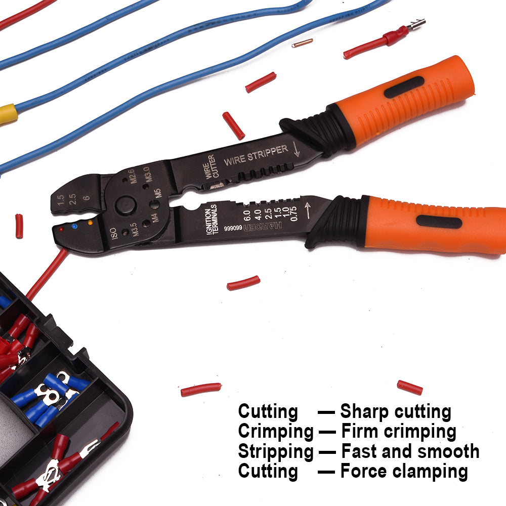 Harden 66Pcs Multi Functional Wire Stripper Set 660666