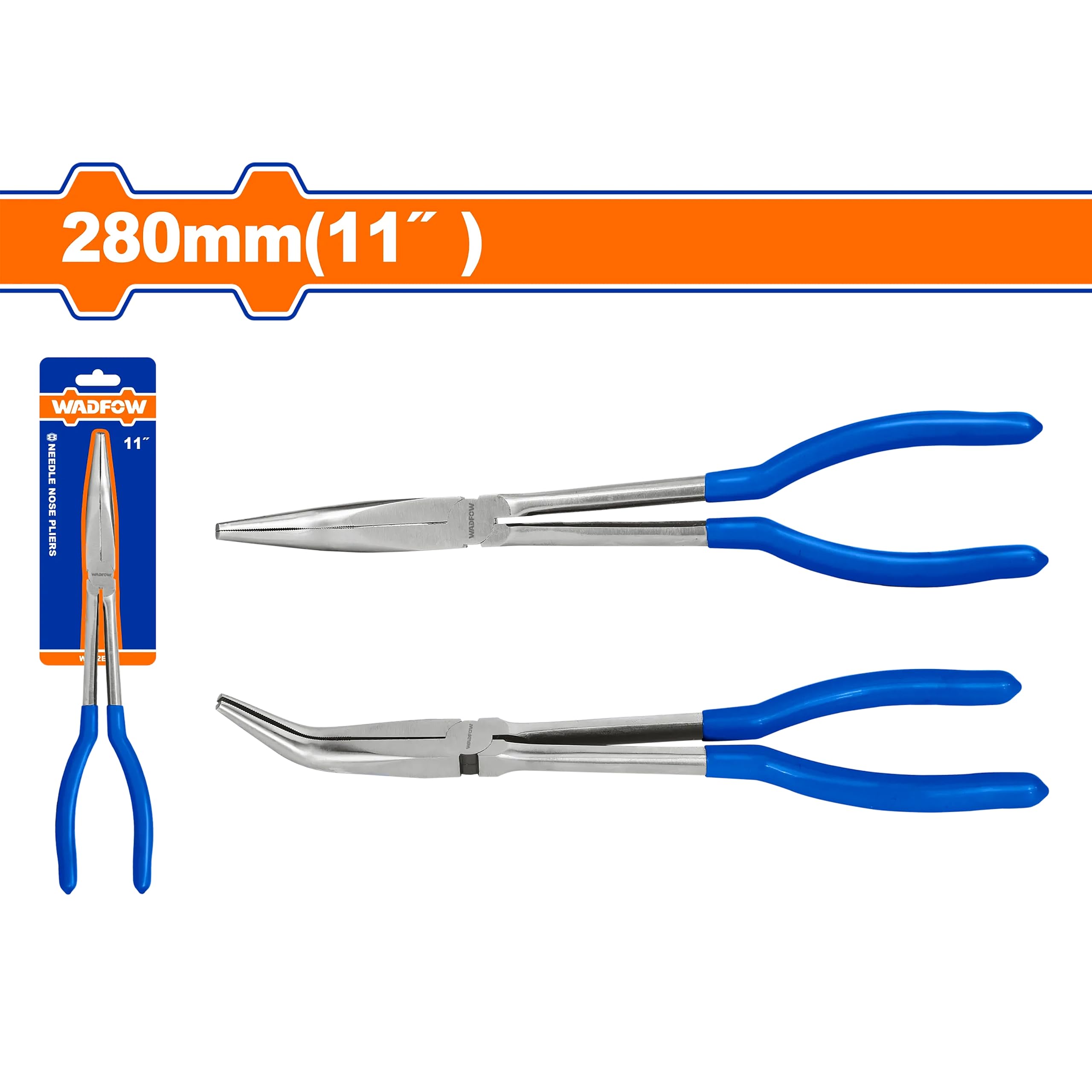 Wadfow 45-Degree long nose pliers WPL2E11