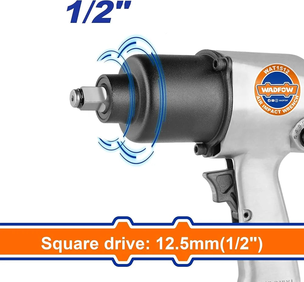 Wadfow Air Impact Wrench 1/2" 610Nm WAT1512