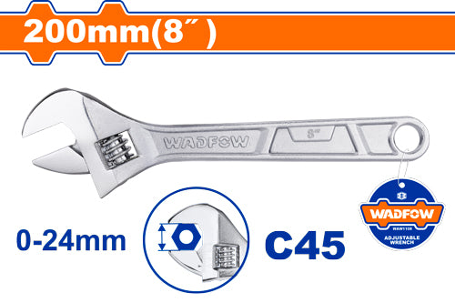 Wadfow Adjustable wrench WAW1108