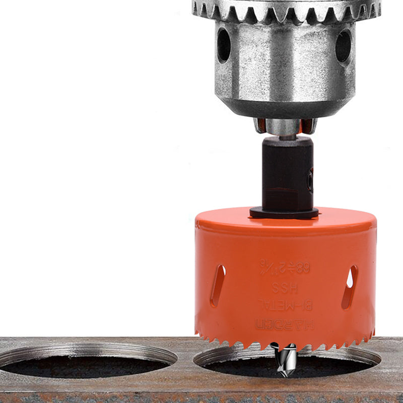 Harden 10Pcs HSS Bi-Metal Hole Saw Set 610596