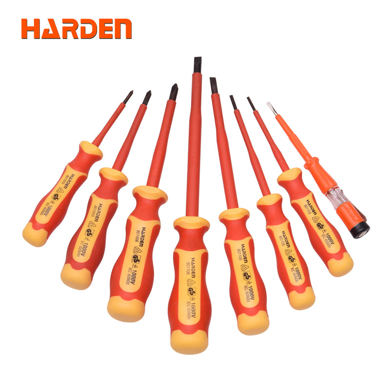 Harden 8Pcs Insulated Screwdrivers Set 802008