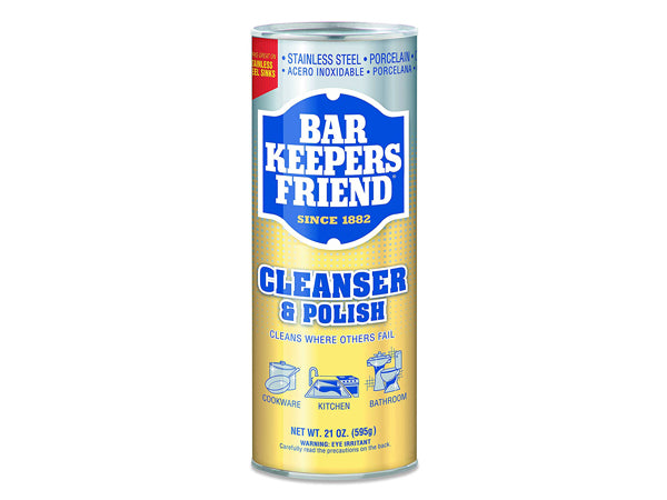 Bar Keepers Friend Cooktop & Cleanser Combo (Free Cookware Polish)