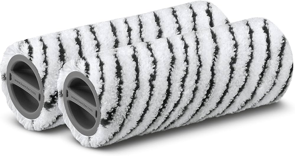 KARCHER Stone Surface Microfiber Roller Set Black White 20550210