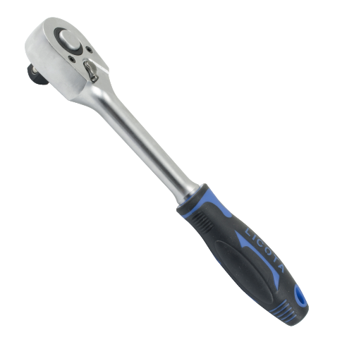 LICOTA MADE IN TAIWAN 1/2" DR. 48T 3-WAY L-L-R RATCHET HANDLE, CR-V