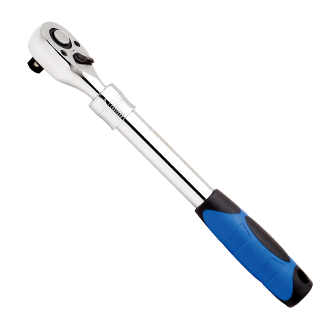 LICOTA MADE IN TAIWAN 1/2" DR. 72T EXTENDABLE RATCHET HANDLE, MAT FINISH