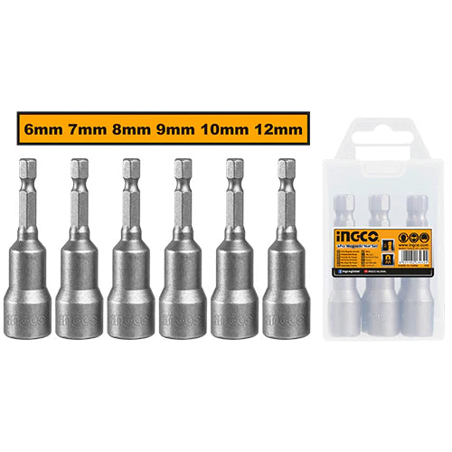 Ingco 6 Pcs impact magnetic nut set 6pcs AMN65061
