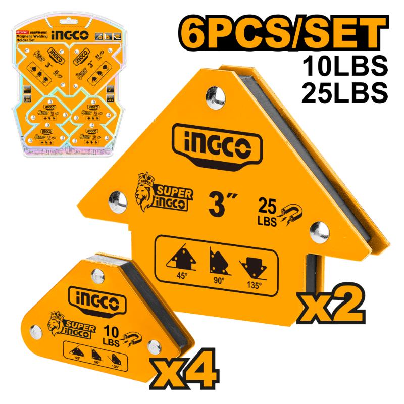 Ingco 6 Pcs magnetic welding holder set  AMWH6001