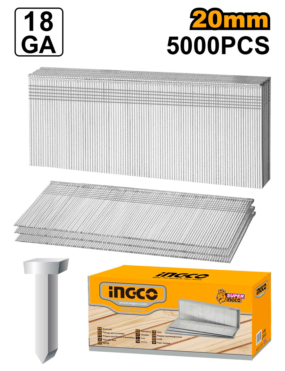 Ingco Brad nail 20MM ANA18201