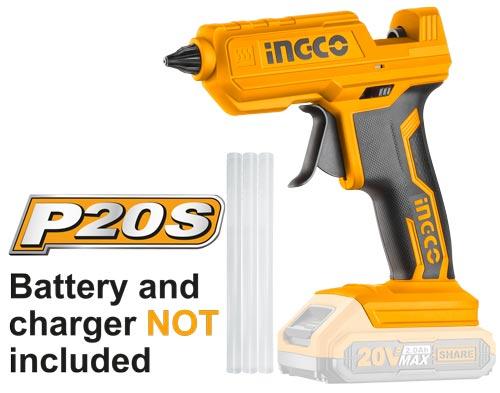 Ingco Cordless glue gun 20v CGGLI2001