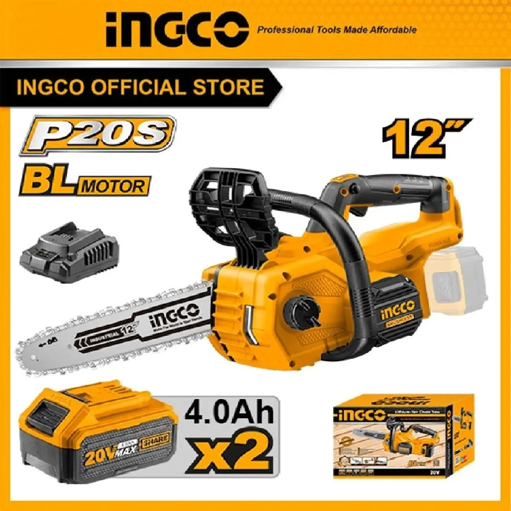 Ingco Cordless chain saw 20V CGSLI201286