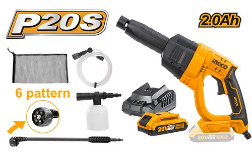 Ingco Cordless pressure washer 20v CPWLI20082