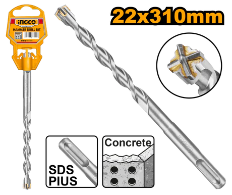 Ingco SDS plus hammer drill 22*310mm DBH1212202C