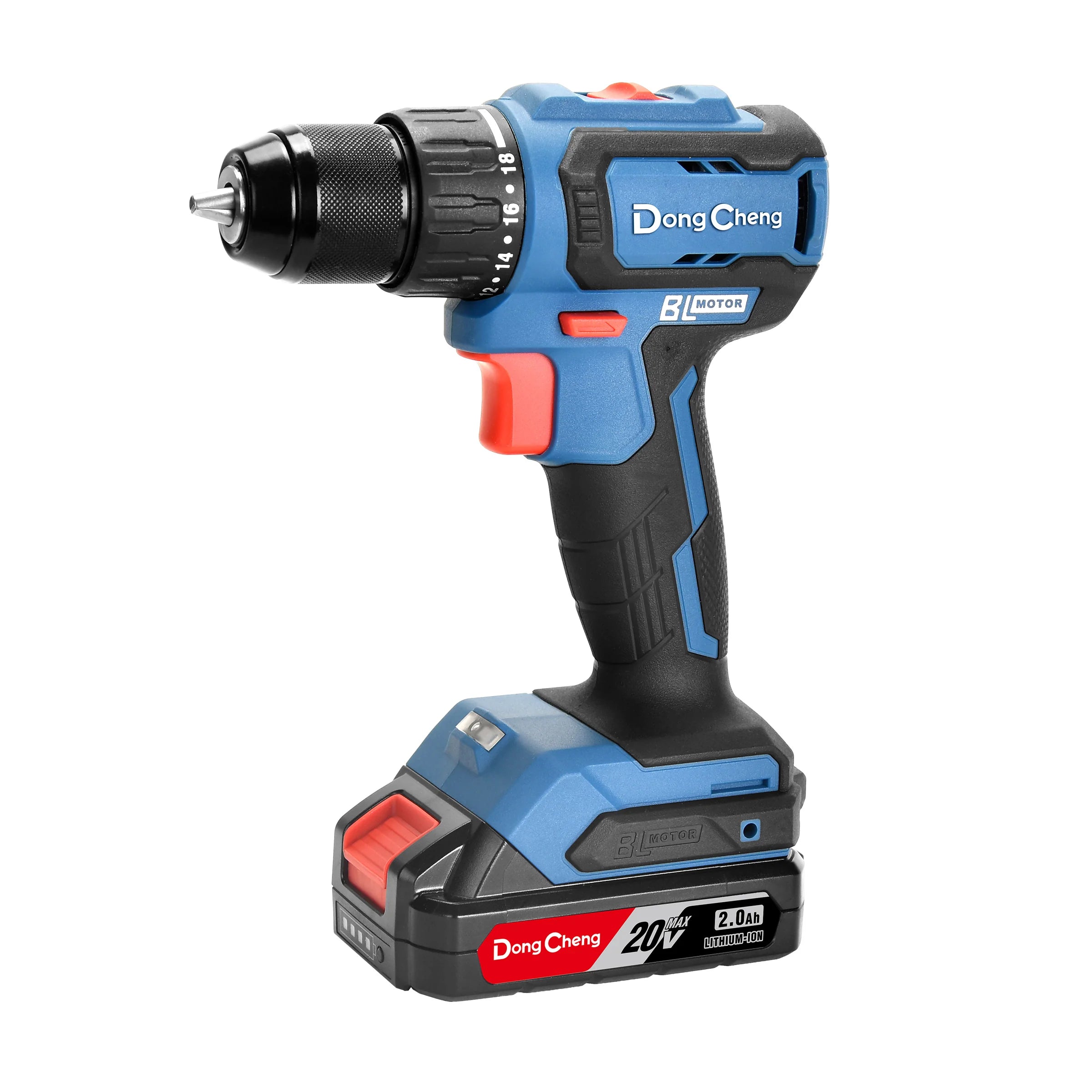 DongCheng Cordless Hammer Driver Drill 1/2" DCJZ2040i13AM