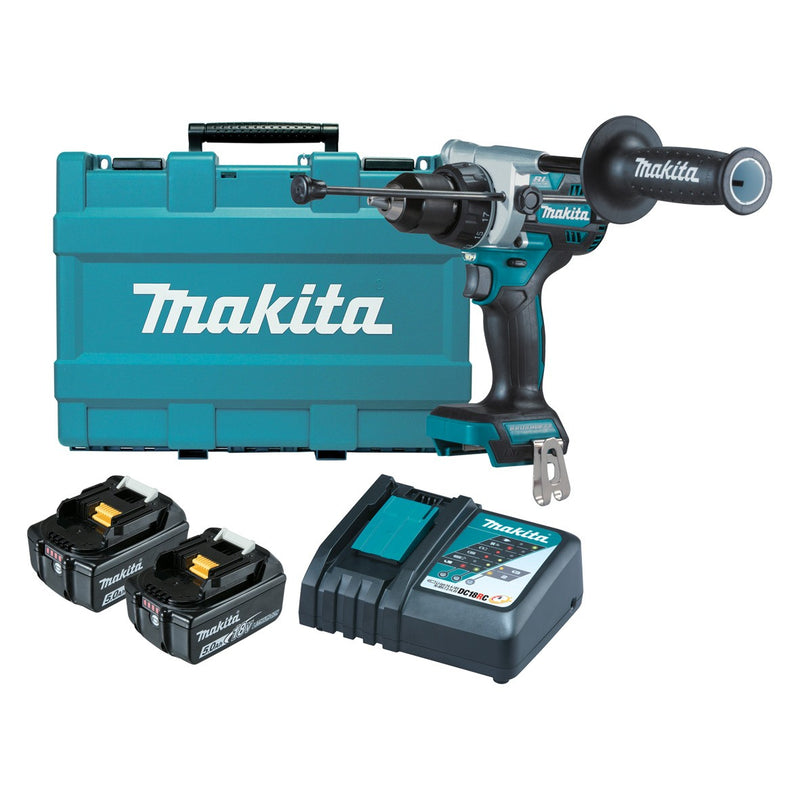 Makita Cordless Hammer Driver Drill 18V 1/2 Inch DHP486RTE