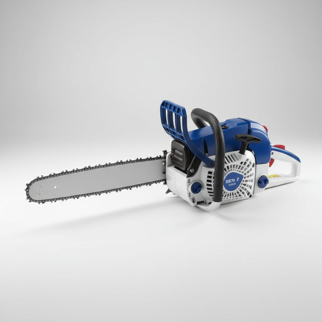 Gaocheng Gasoline Chain Saw 18", 450mm, 58CC, 2- stroke, Heavy Duty GC-58CC18