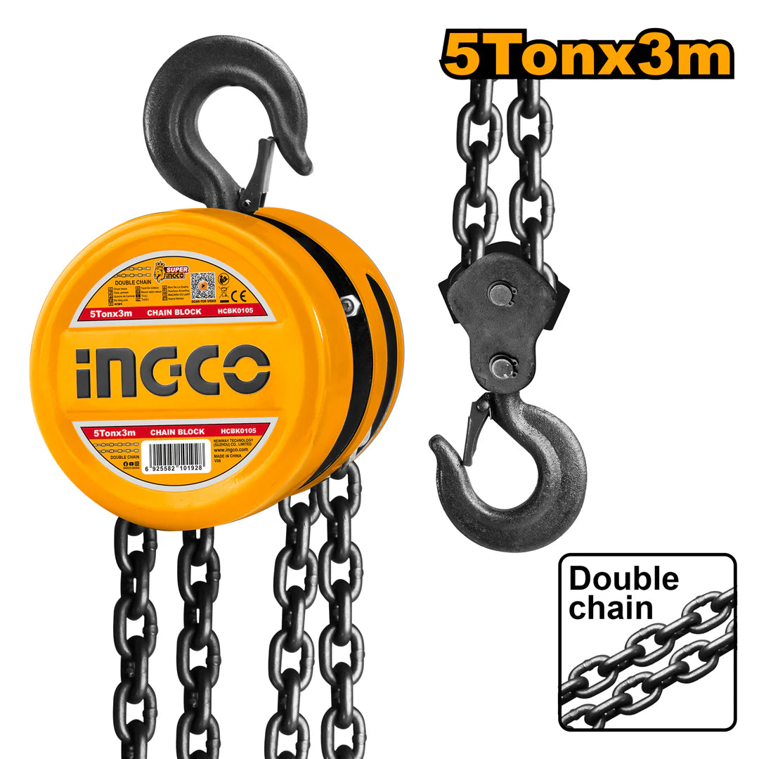 Ingco Chain block 5 ton HCBK0105