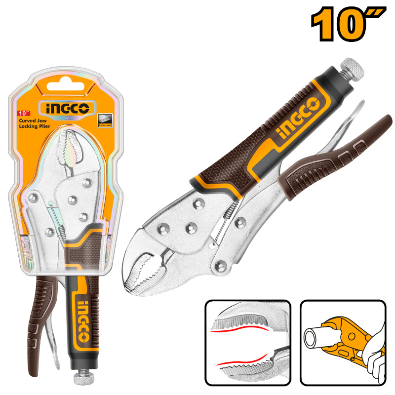 Ingco Curved jaw locking plier 50mm HCJLW0210