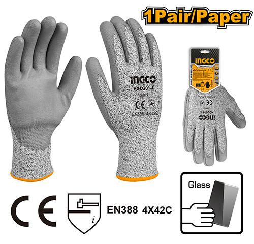 Ingco Cut-resistance gloves xl HGCG01-XL