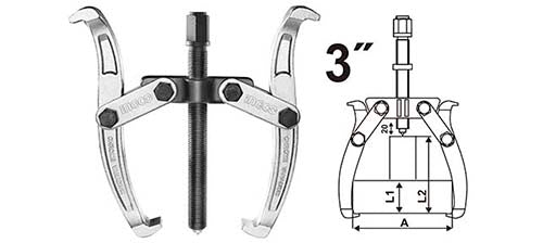 Ingco Two jaws puller 3" HGP08023