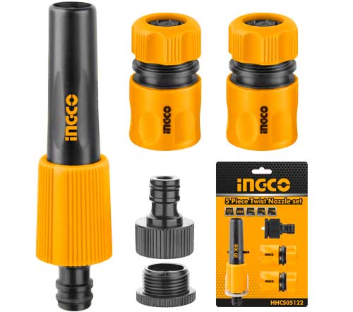 Ingco 5 Piece twist nozzle set  HHCS05122