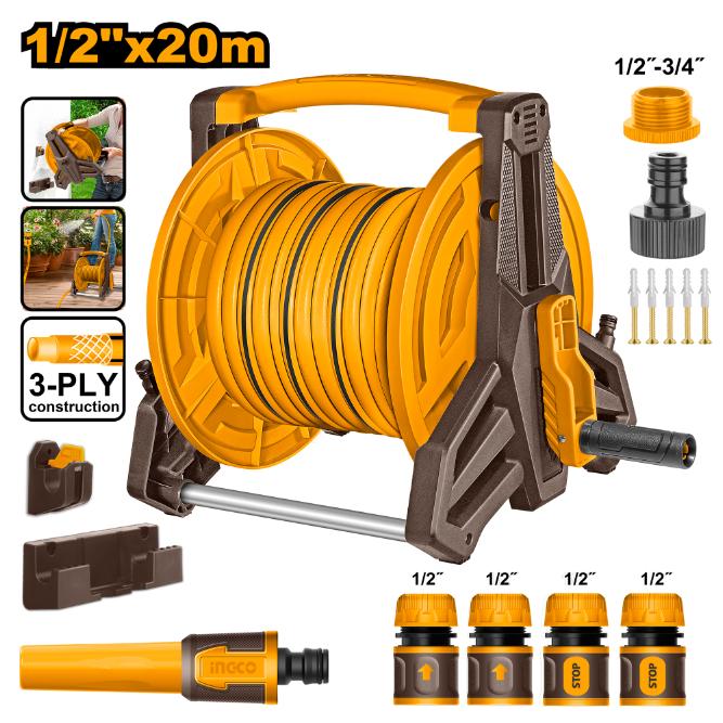 Ingco Hose reel set 6pcs HHR20124
