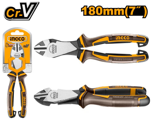 Ingco Insulated heavy-duty diagonal cutting pliers 180mm HIHDCP28188