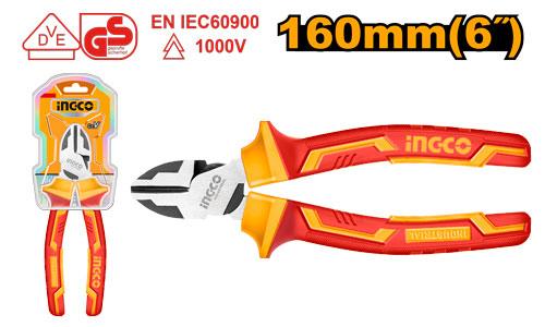 Ingco Insulated high leverage diagonal cutting pliers 160mm HIHLDCP28160