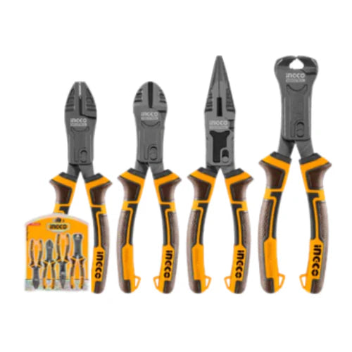 Ingco 4 Pcs compound action pliers set  HKCPS5841