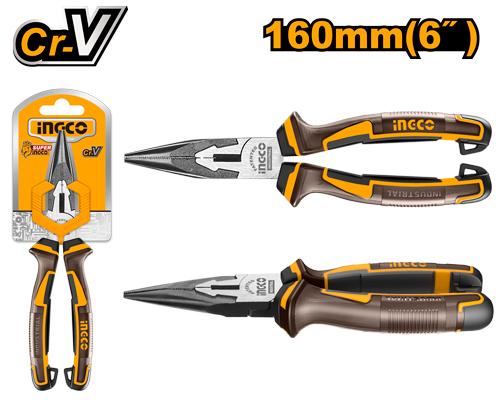 Ingco Long nose pliers 160mm HLNP28168