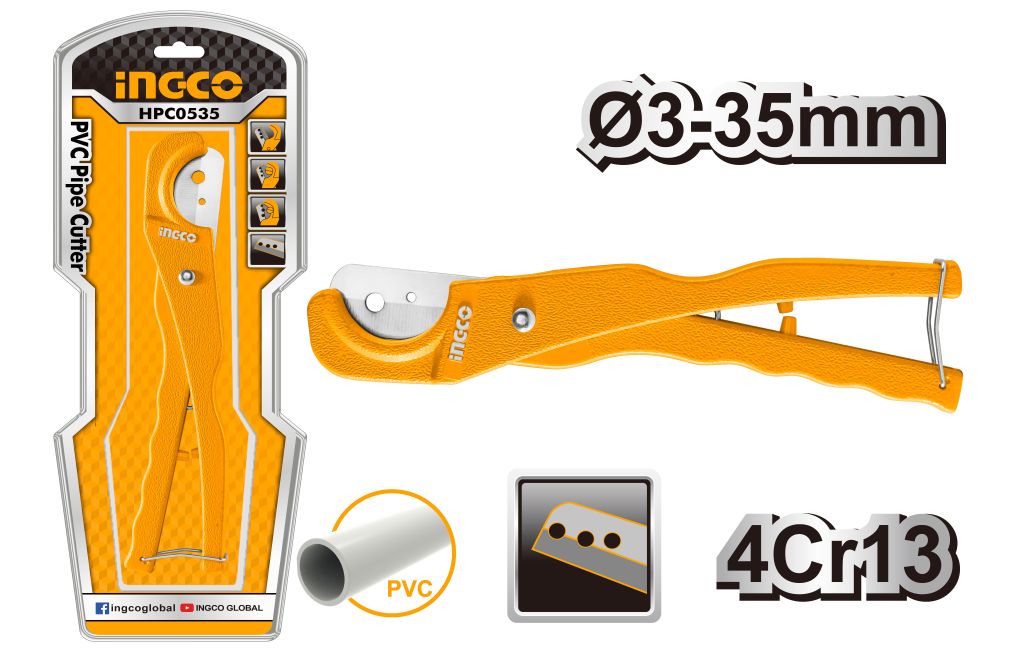 Ingco PVC pipe cutter 210mm HPC0535