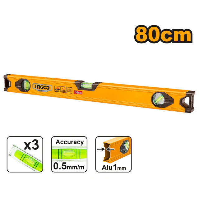 Ingco Spirit level 80cm HSL18080