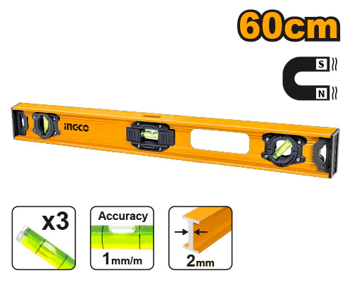 Ingco Spirit level 60cm HSL28060