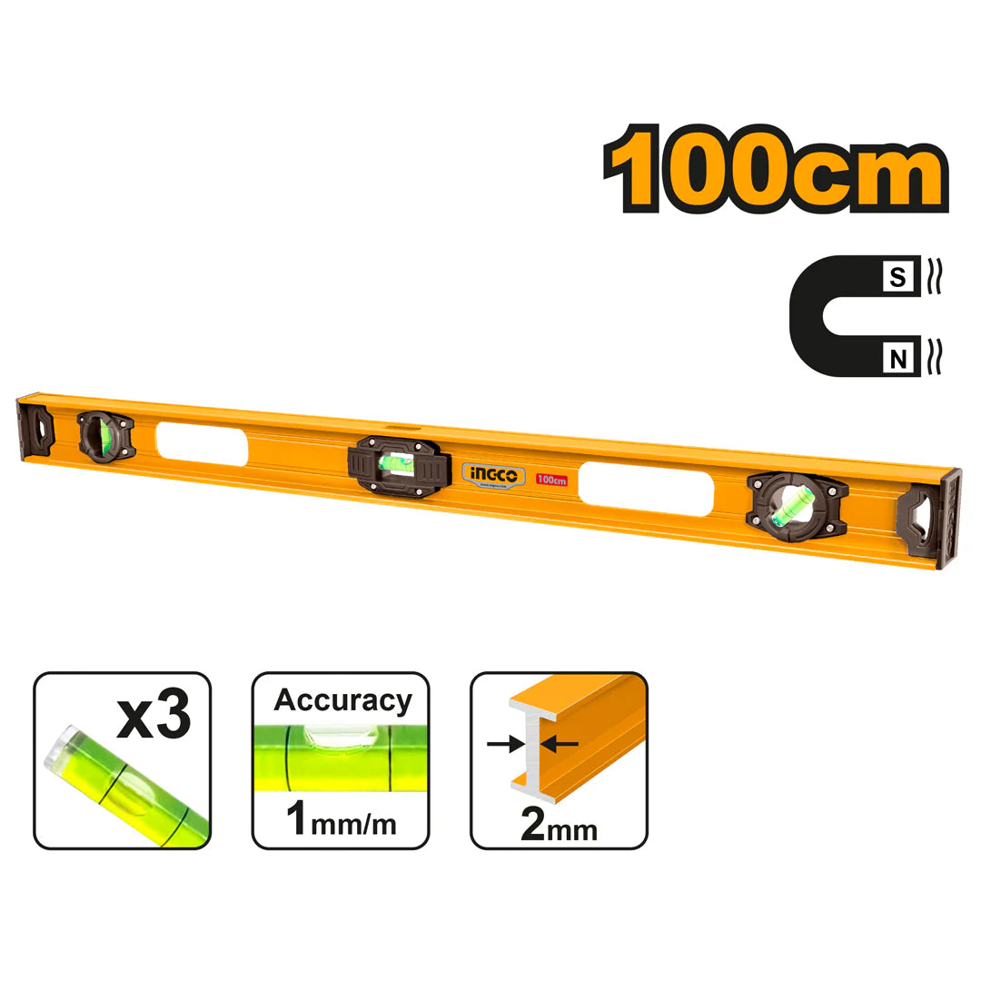 Ingco Spirit level 100cm HSL28100