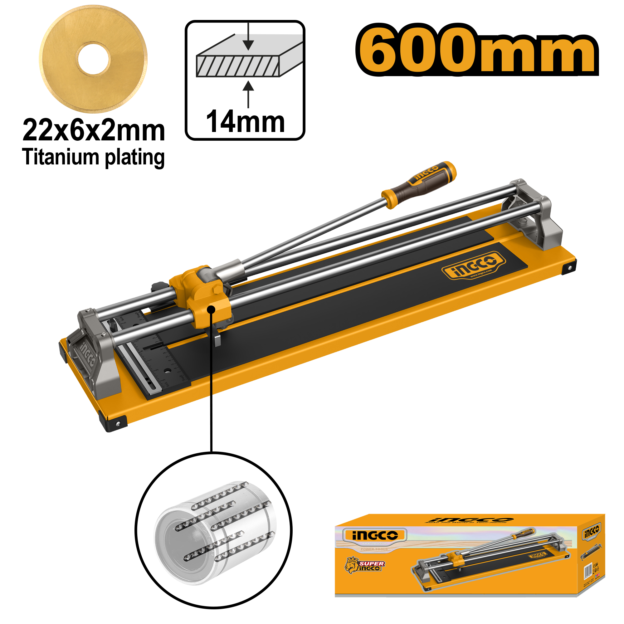 Ingco Tile cutter 600mm HTC04601