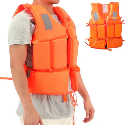 High Quality Marine Swimming Rescue Safety Life Jacket for Adults