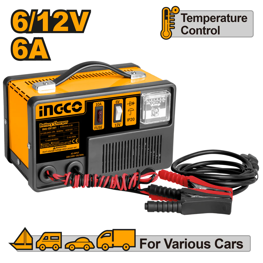 Ingco Battery charger 45820 ING-CB1501