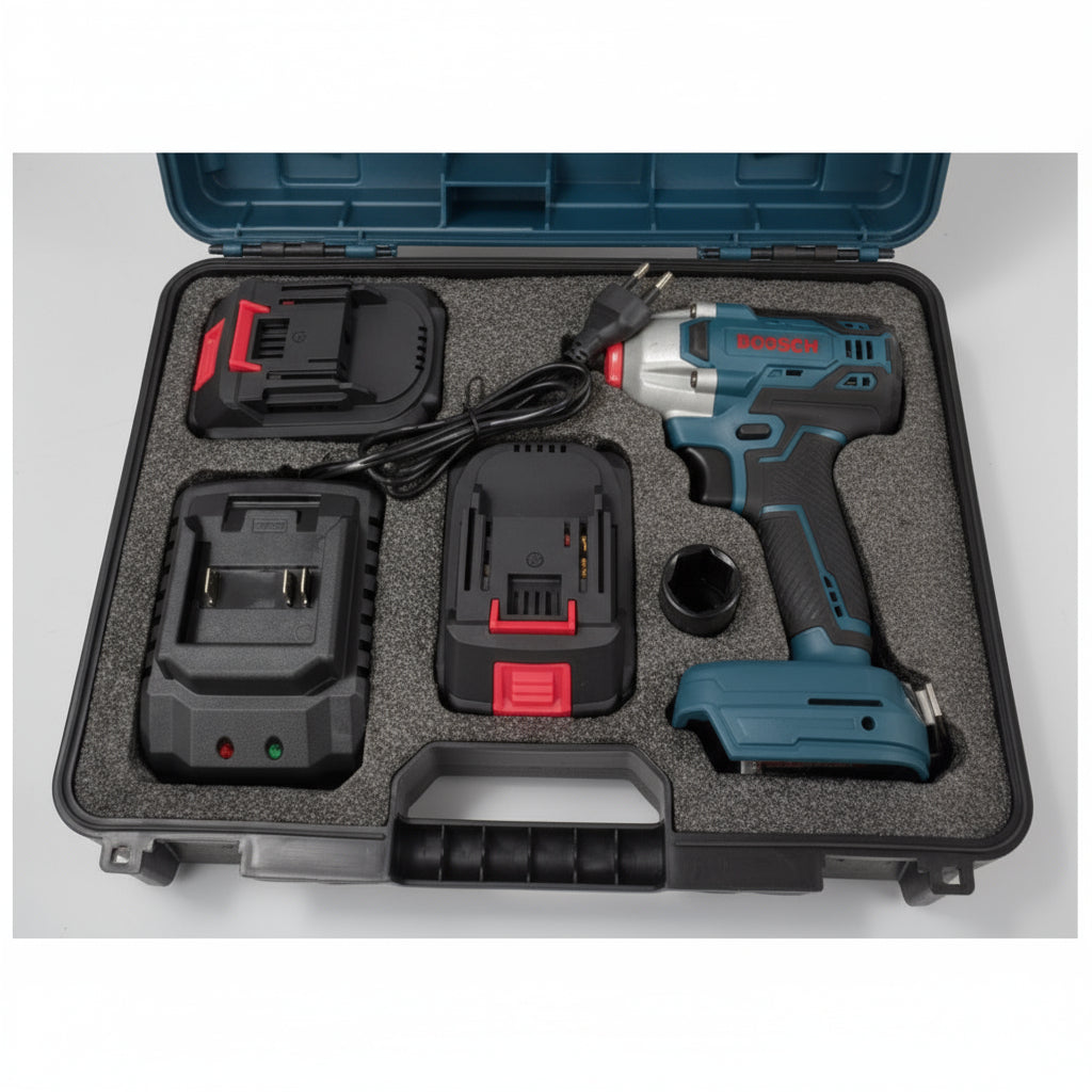 Gaocheng Cordless Brushliess Impact Wrench, 21V, 4.0Ah, 300N.m, Rev, Ex. Battery, Li-ion, HD IW21V ID-2