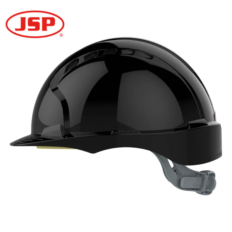 JSP EVO®2 Safety Helmet – Slip Ratchet – Ventilated BLACK